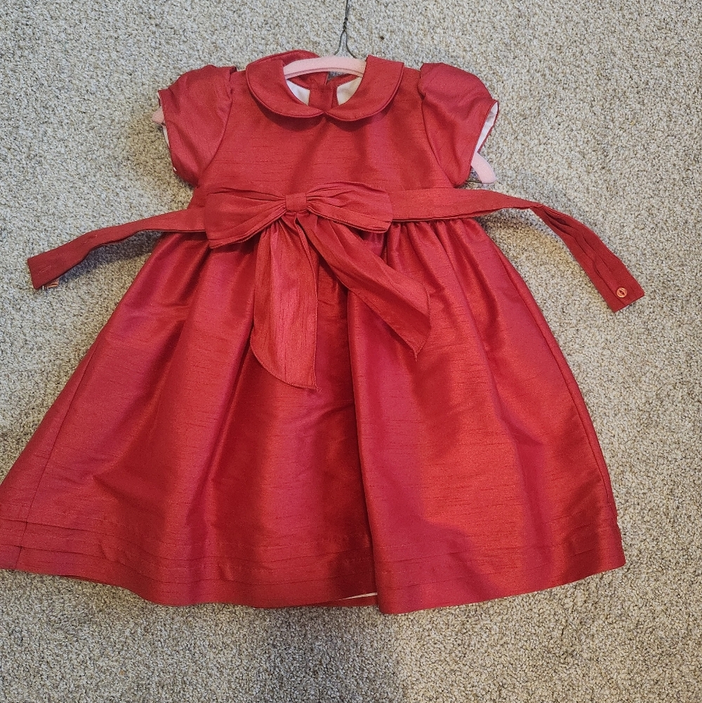 Little English Vibrant Red Dress
